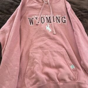 University of Wyoming Pink Hoodie